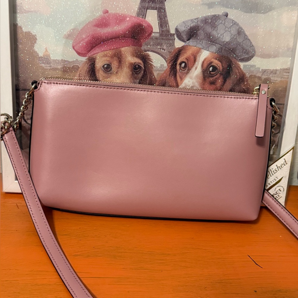 Kate Spade Pink Crossbody Bag with Structured Design - Picture 3 of 13